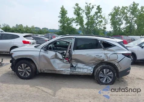 2022 Hyundai Tucson Hybrid Blue из США, поврежденный, VIN KM8JBCA1XNU077977